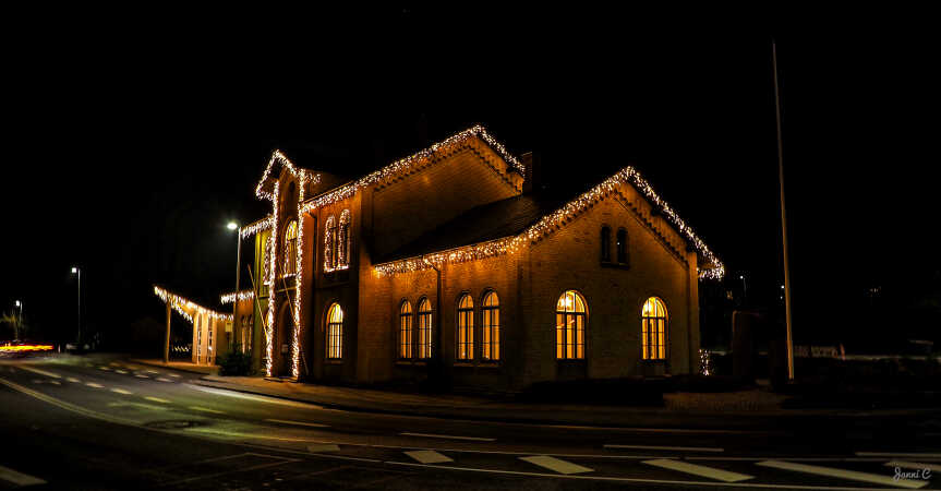 Den gamle banegård.