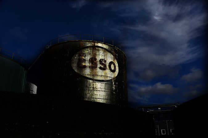 Esso olietank Esbjerg havn