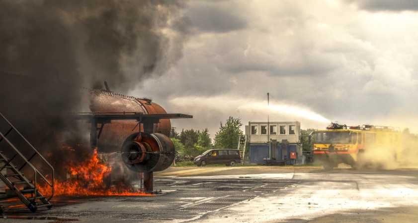 Eagle-6 crashtender in action.