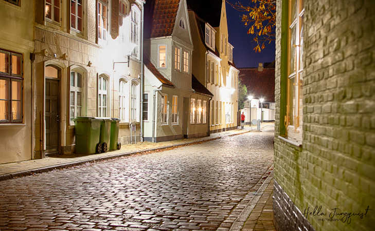 Aabenraa by night